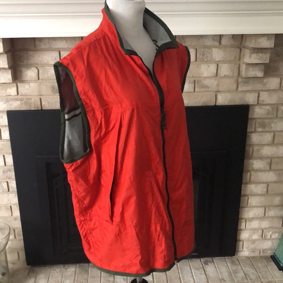 Men’s Gap Orange & Green Multi Zipper Utility Vest size XL - Picture 8 of 11